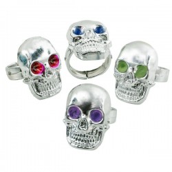 ANILLOS DE CALAVERA PLÁSTICO  ( 144 Pz )
