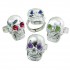 ANILLOS DE CALAVERA PLÁSTICO  ( 144 Pz )