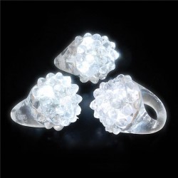 ANILLOS CON LUZ BLANCO ( 12 Pz )