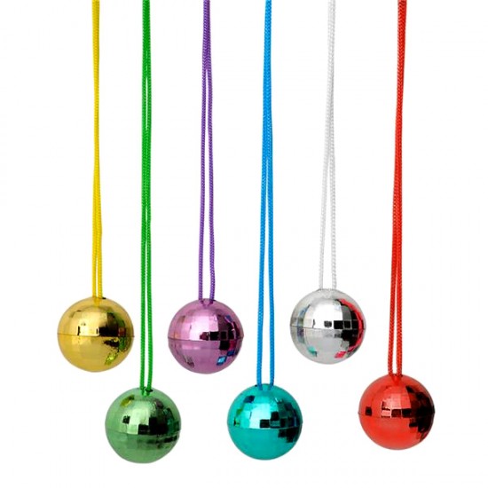COLLAR DE ESFERA DISCO CHICO ( 12 Pz ) COLLAR DE ESFERA DISCO CHICO ( 12 Pz )