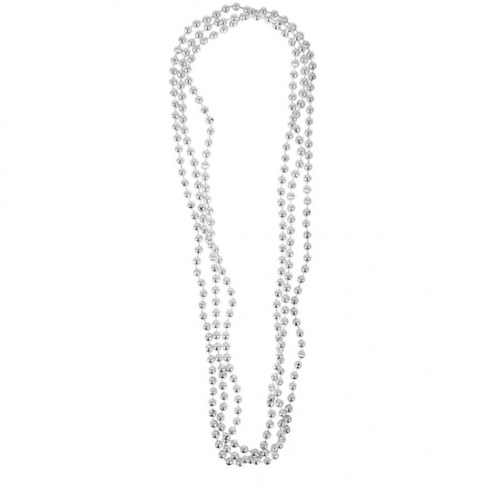 COLLAR MARDI GRAS PLATEADO ( 12 Pz ) COLLAR MARDI GRAS PLATEADO ( 12 Pz )