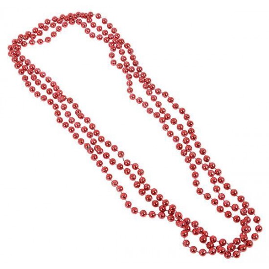 COLLAR MARDI GRAS ROJO ( 12 Pz )