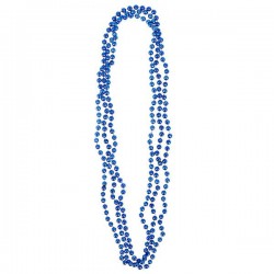 COLLAR MARDI GRAS AZUL ( 12 Pz )