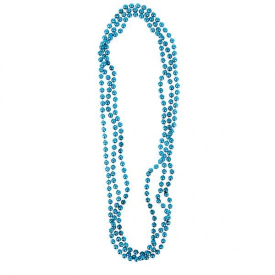 COLLAR MARDI GRAS TURQUESA ( 12 Pz ) COLLAR MARDI GRAS TURQUESA ( 12 Pz )
