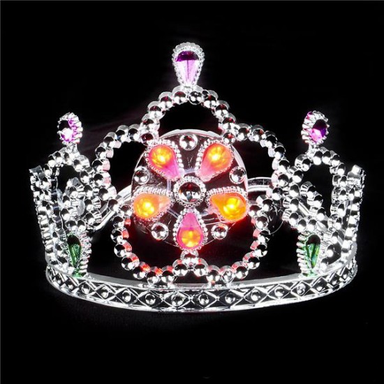 CORONA DE PRINCESA CON LUZ ( 12 Pz ) CORONA DE PRINCESA CON LUZ ( 12 Pz )