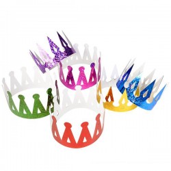 CORONA DE REY COLORES ( 12 Pz )