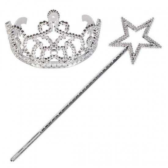 TIARA DE PRINCESA CON VARITA 