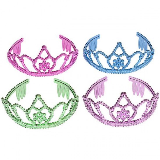 CORONA DE PRINCESA COLORES ( 12 Pz )