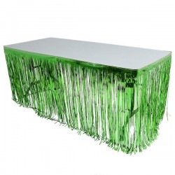 FALDÓN PARA MESA METÁLICO VERDE
