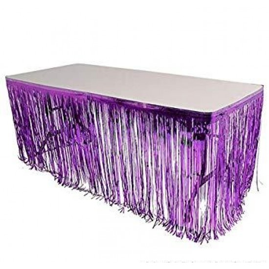 FALDÓN PARA MESA METÁLICO MORADO FALDÓN PARA MESA METÁLICO MORADO