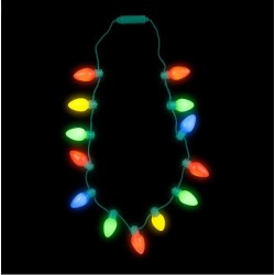 COLLAR DE LUCES NAVIDEÑAS ( 12 Pz )
