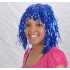 PELUCA METÁLICA COLOR AZUL ( 12 Pz )