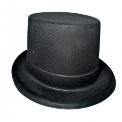 SOMBRERO COPA NEGRO DE GAMUZA ( 12 Pz )