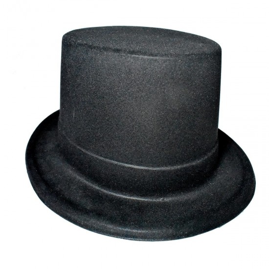 SOMBRERO COPA NEGRO DE GAMUZA ( 12 Pz )